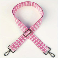 Houndstooth Pattern Bag Strap Lightweight Shoulder Strap