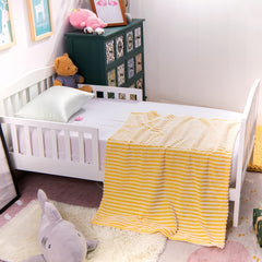 Cozy Plaid Baby Blanket Soft Knit Throw for Newborn Toddler Crib