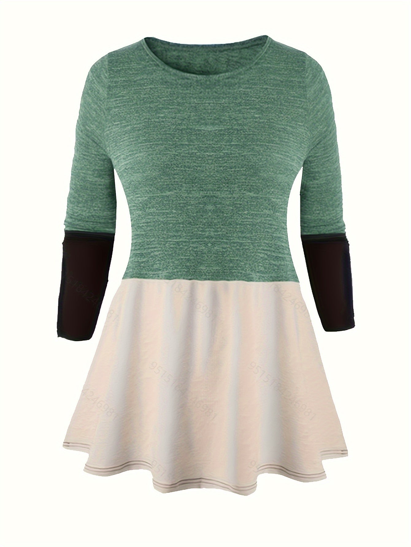  Colorblock Tee & Leggings Set