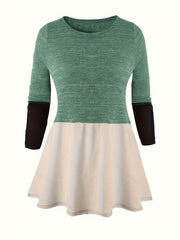 Colorblock Tee & Leggings Set
