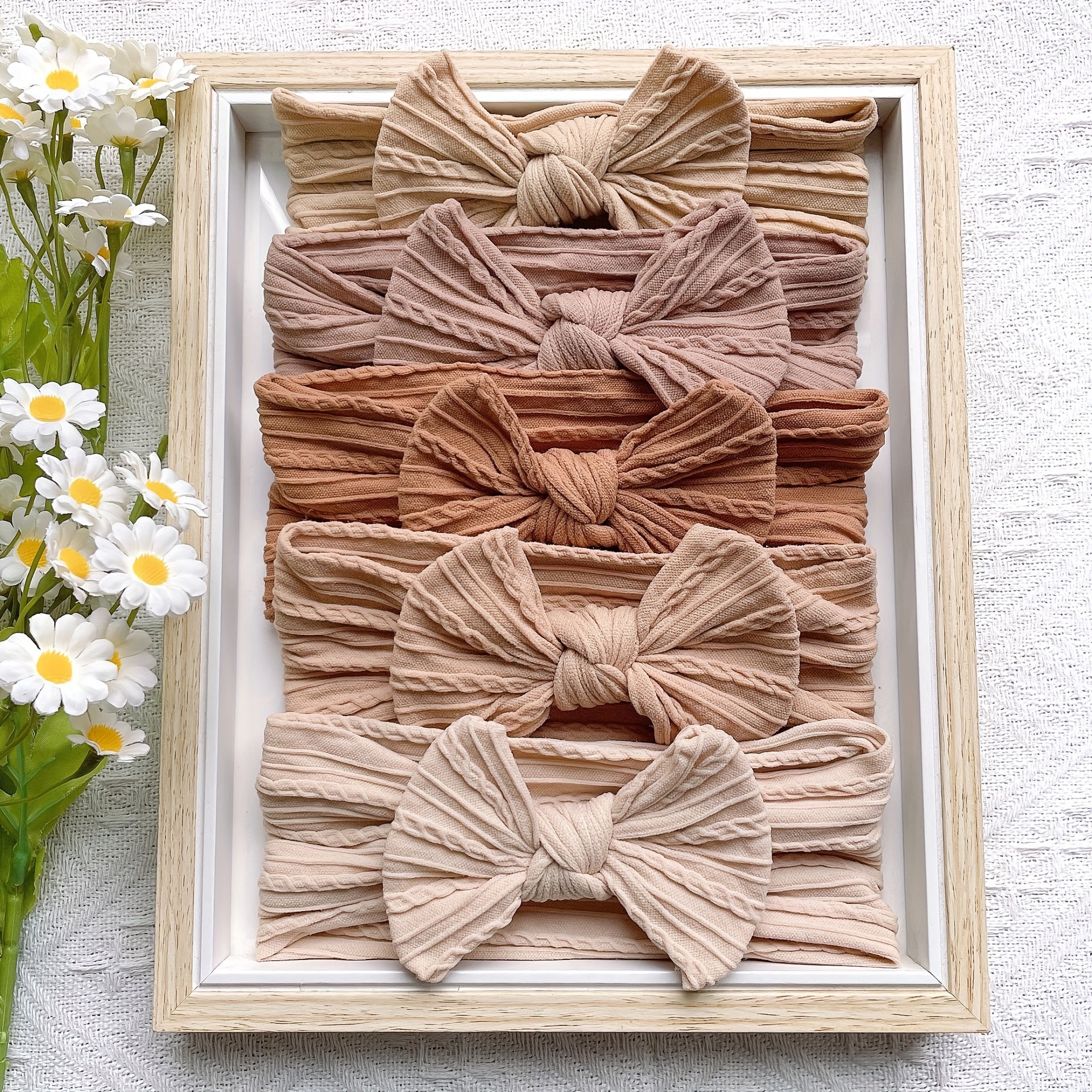Kids Elastic Headband Bow Soft Skin Friendly