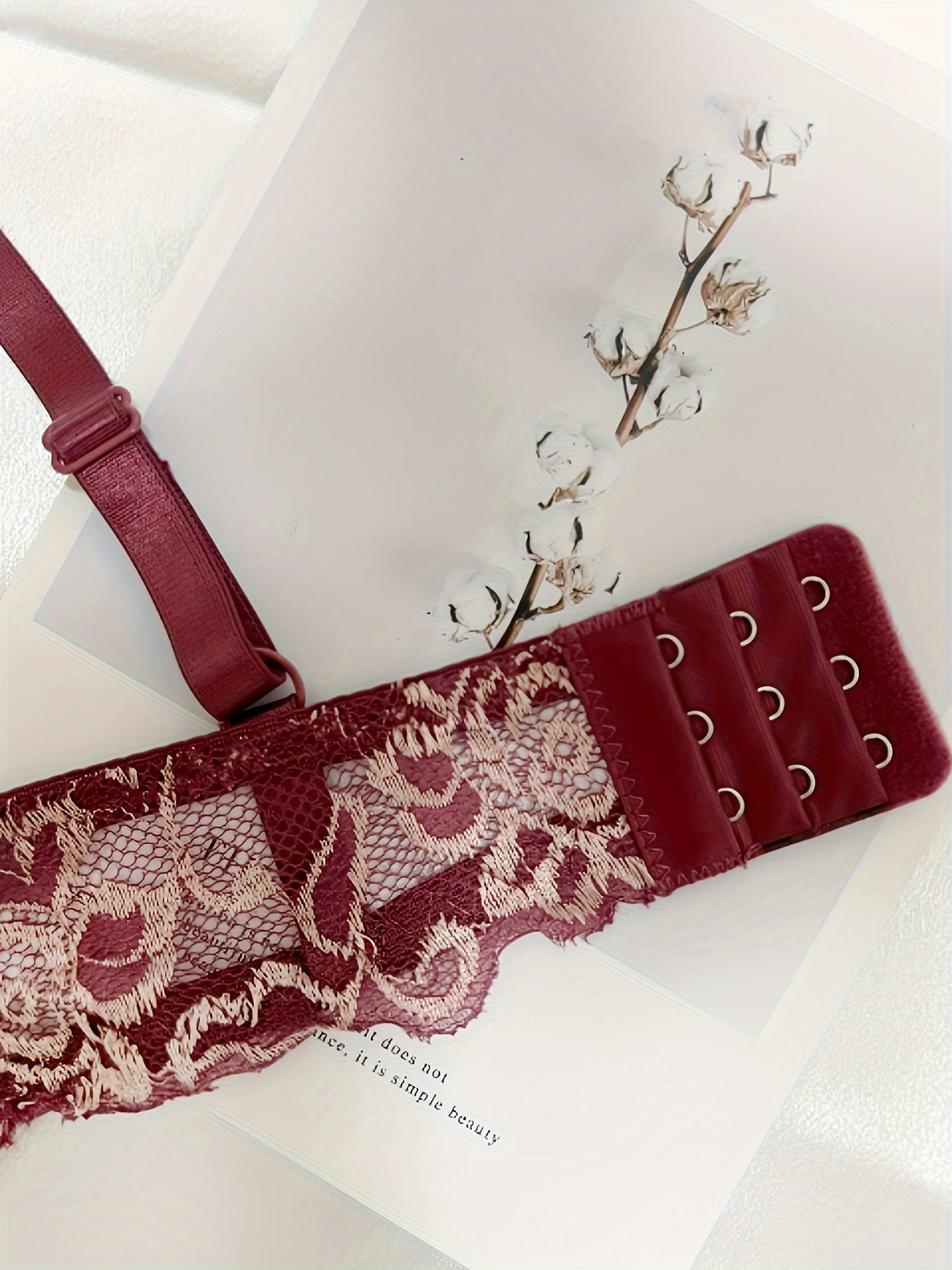 Floral Print Push Up Bras Comfy & Breathable Bow Tie Bra