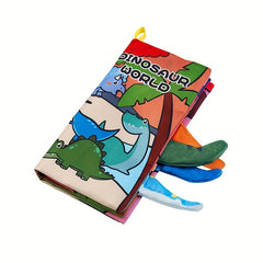 Cloth Art Book & Reading Toy for Kids 0-3 Dinosaurs & Ocean