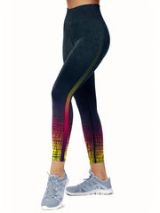 High Waist Colorful Yoga Pants Slim Fit Leggings