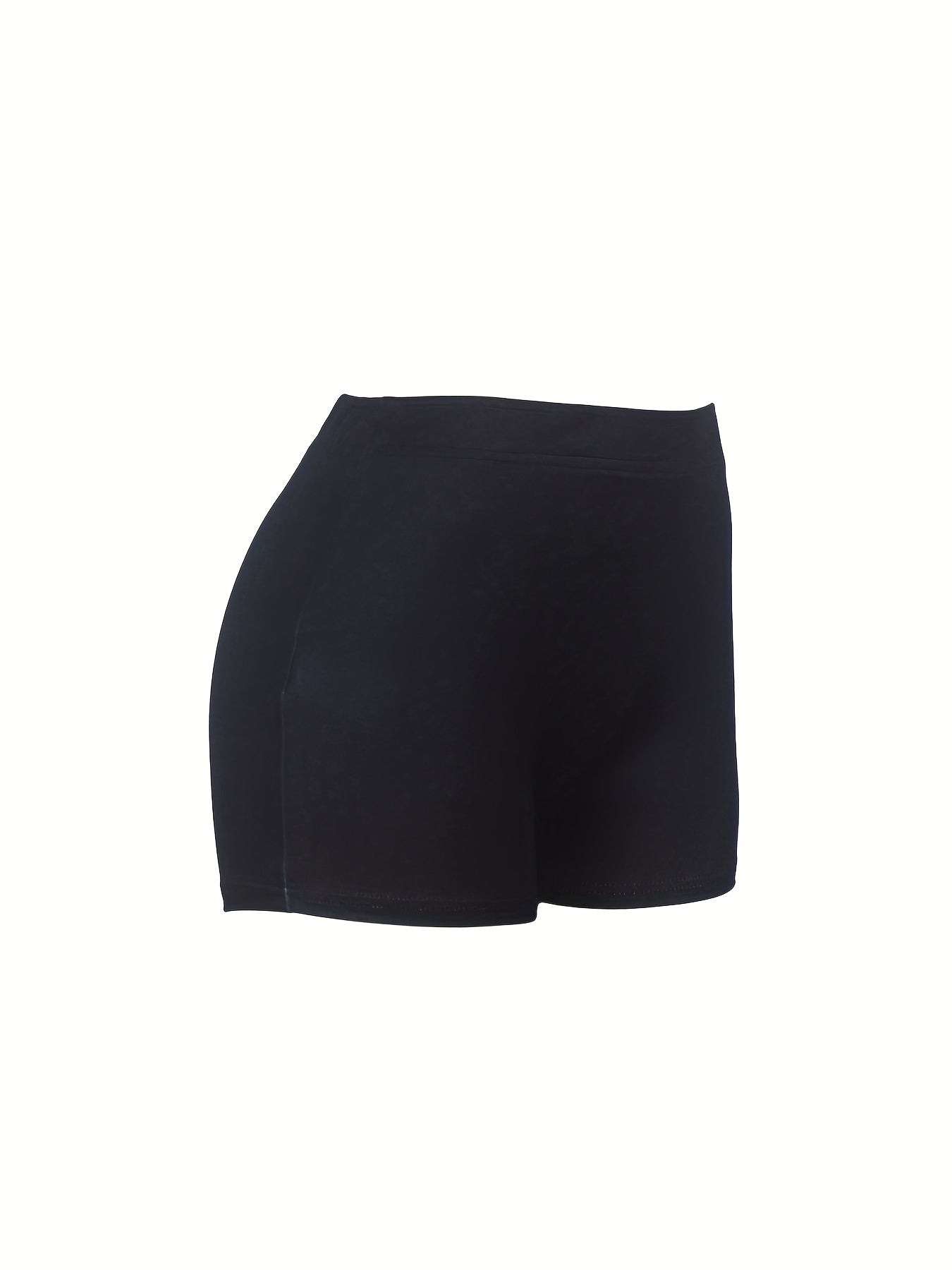 Skinny Shorts Casual Elastic Waist Shorts Women's Clothing