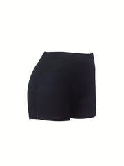 Money Is Calling Print Skinny Shorts