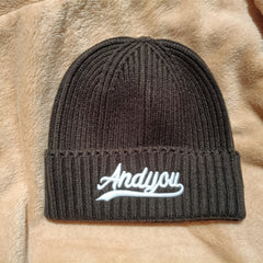 Letter Embroidered Wool Hat Size 22 8 6 22inch