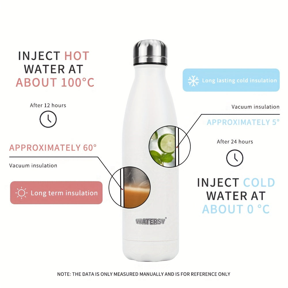 Watersy Stainless Steel Vacuum Bottle 1pc
