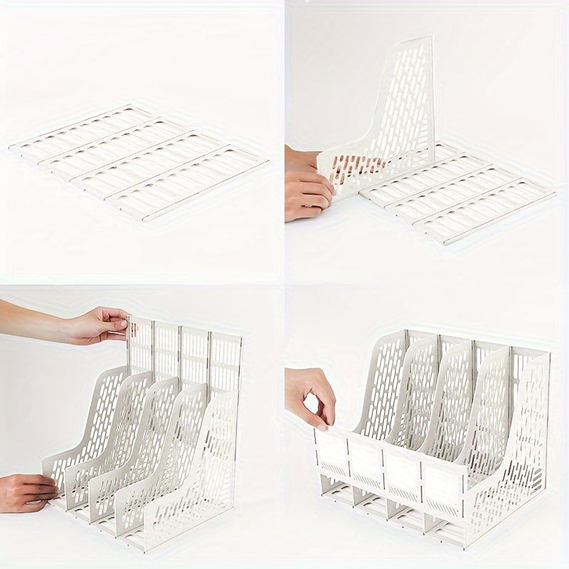 12pcs Desktop Magazine Racks File Organizer File Holder Desktop File Holder