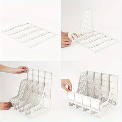 12pcs Desktop Magazine Racks File Organizer File Holder Desktop File Holder