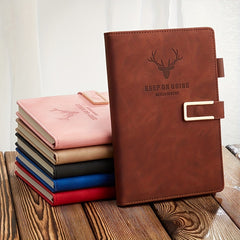 A5 Faux Leather Business Notebook - Travel Size
