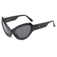 Y2K Cat Eye Frame Sunglasses with Packaging Box