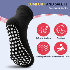 5 Pairs Non Slip Toddler Mid Tube Athletic Indoor Socks