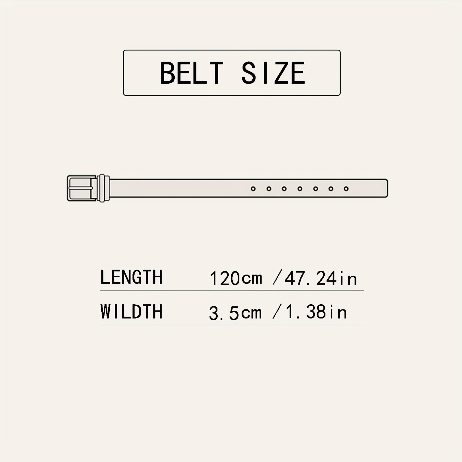 Men's Casual Belt with Automatic Buckle