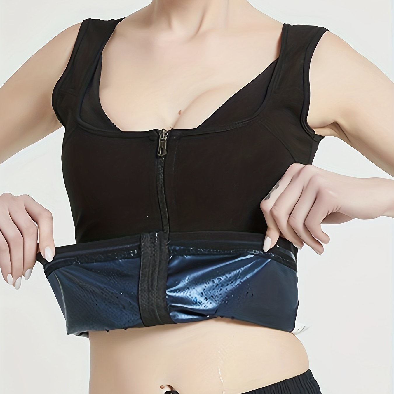 Zipper Shaping Tank Top Waist Trainer Tummy Control Slimmer Women's Underwear