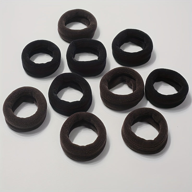 10pcs Thickened Hair Tie High Elasticity Hair Rope Ponytail Holder Accessories
