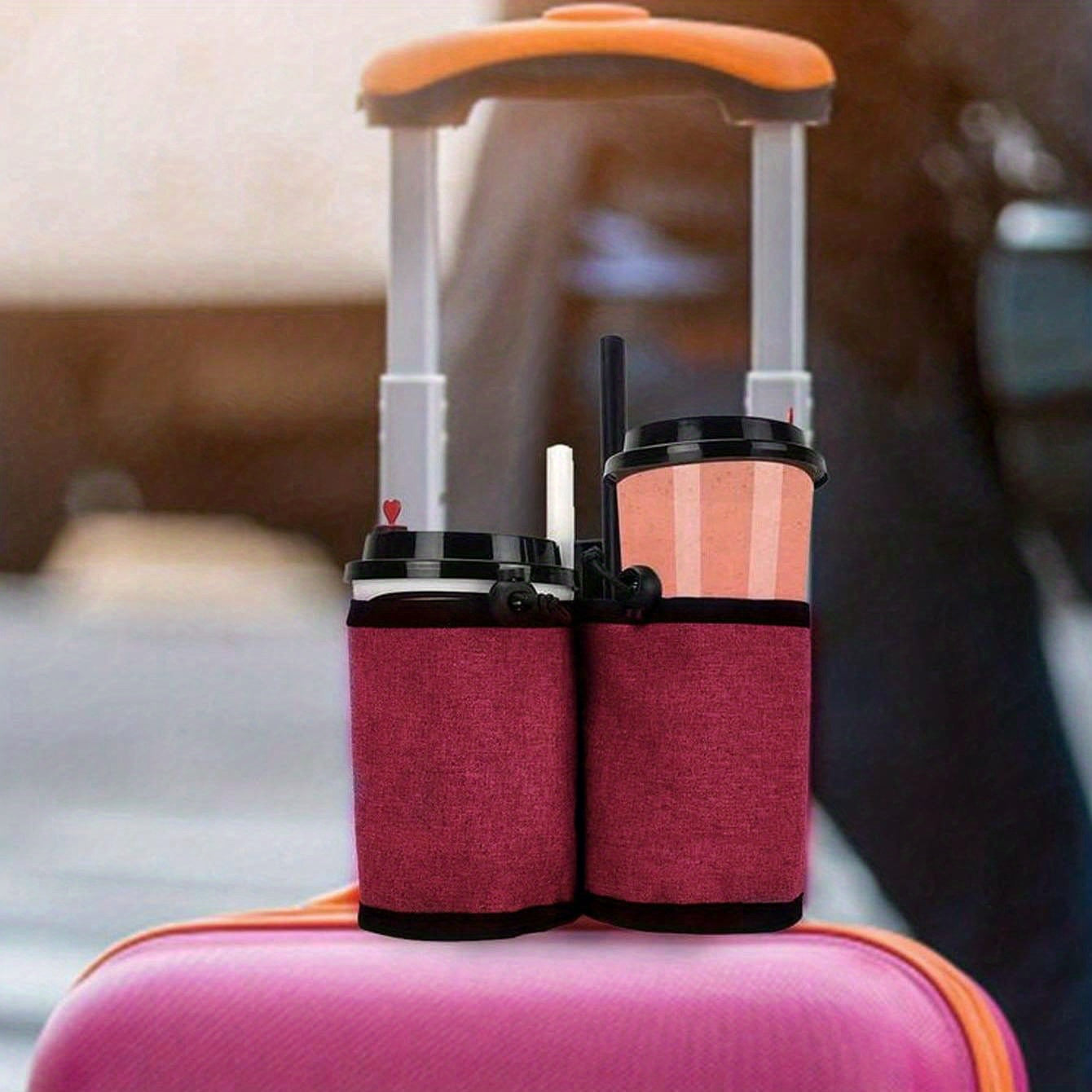 Travel Coffee Cup Organizer Bag Lightweight Storage Accessory