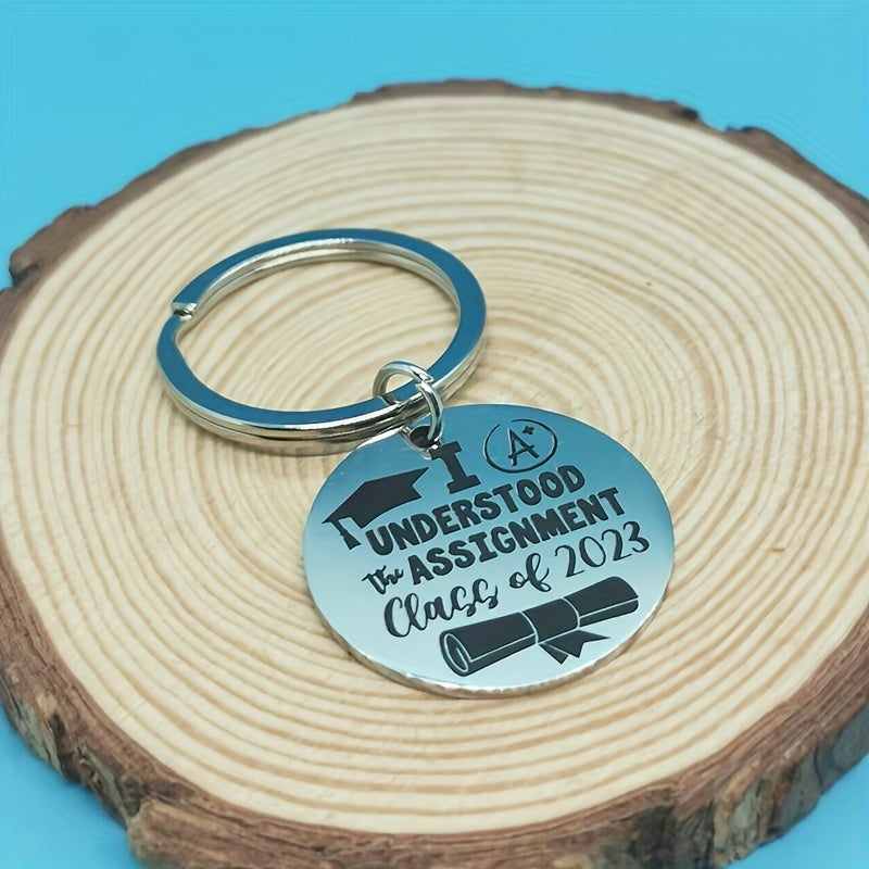 Class Of 2022 Graduation Key Chain Inspirational Gift For Men and Women