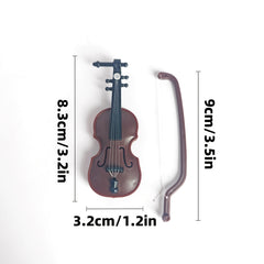 Durable Plastic Violin Prop for Home Decor