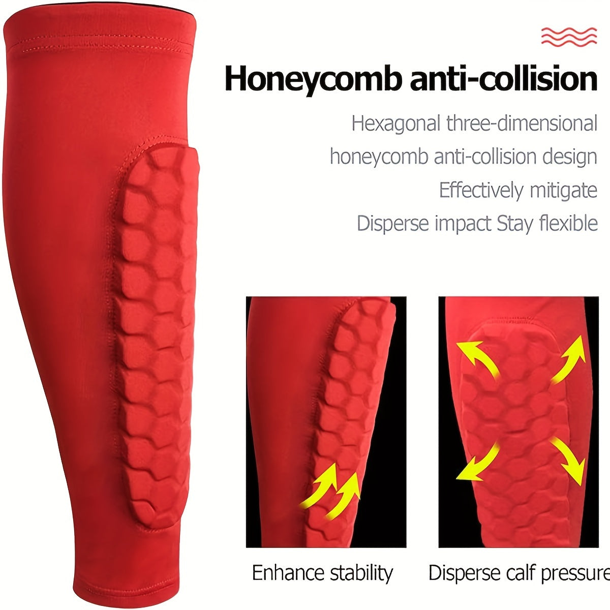 Hexagon Knee Pad Shin Pad Protective Gear