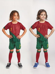 Boy's Soccer Jersey & Shorts Set for Football Training