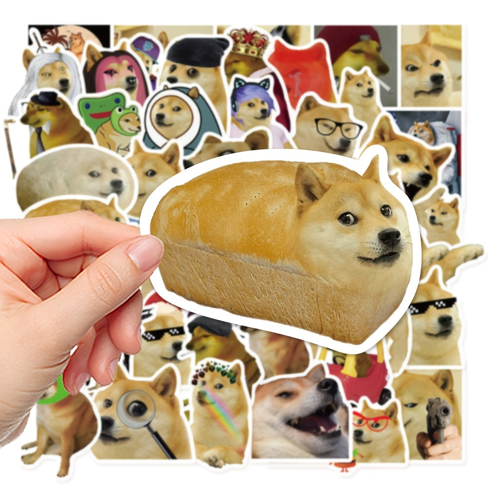 50pcs Annoying Dog Stickers Funny Waterproof DIY Stickers