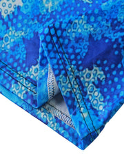 Men's UPF 50 Sun Protection Hooded Shirt Active Dot Print Quick Dry