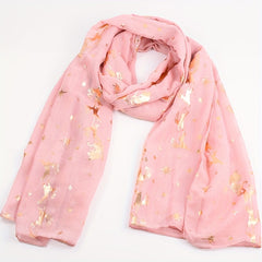 Pink Star Scarf Animals Shawl Windproof Sunproof Turban