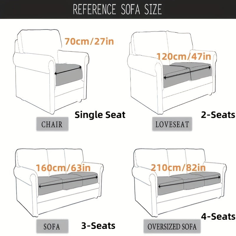 Gray Sofa Slipcover Couch Cover Universal Furniture Protector