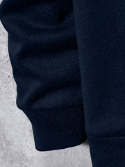 Number & Baseball Print Hoodie for Men