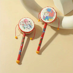 Baby Hand Rattle Drum Safe And Auspicious