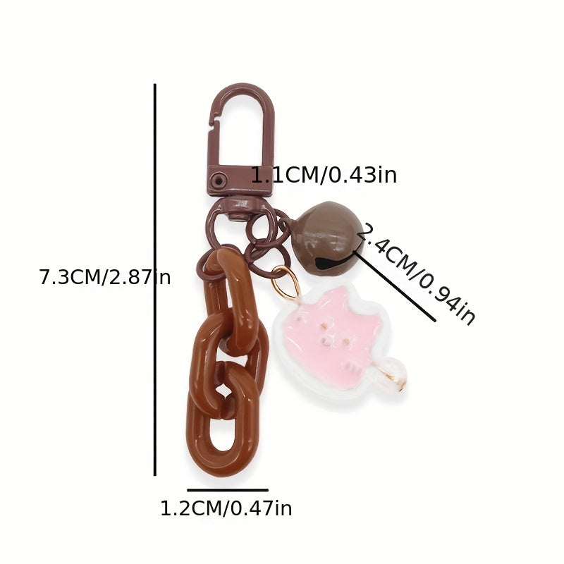 Cartoon Animal Keychain Candy Key Ring for Women Girls Gift