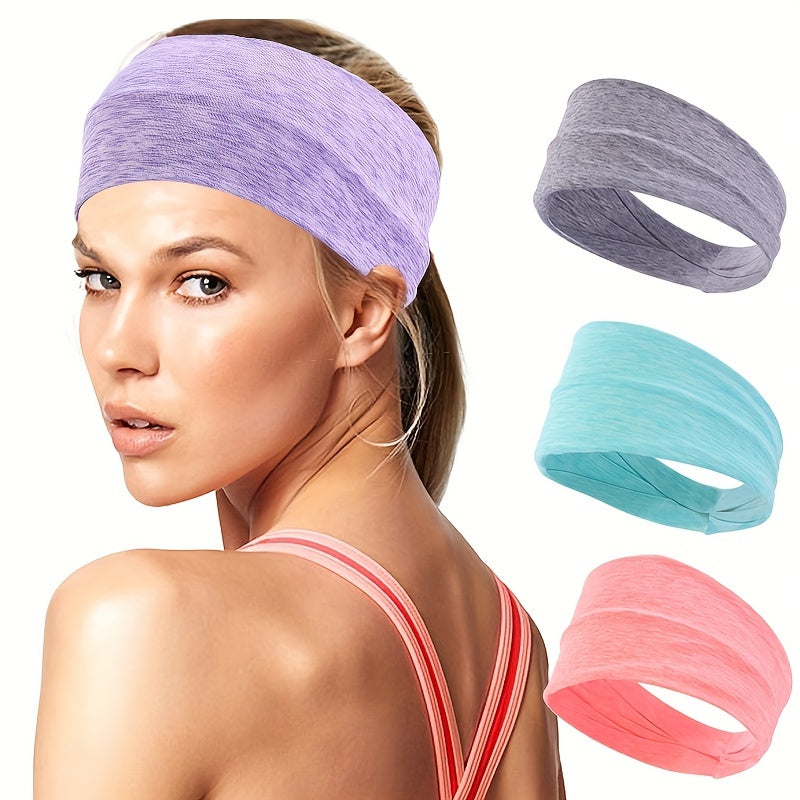 Elastic Hair Bands Yoga Headband Sports Sweatband Hair Hoop