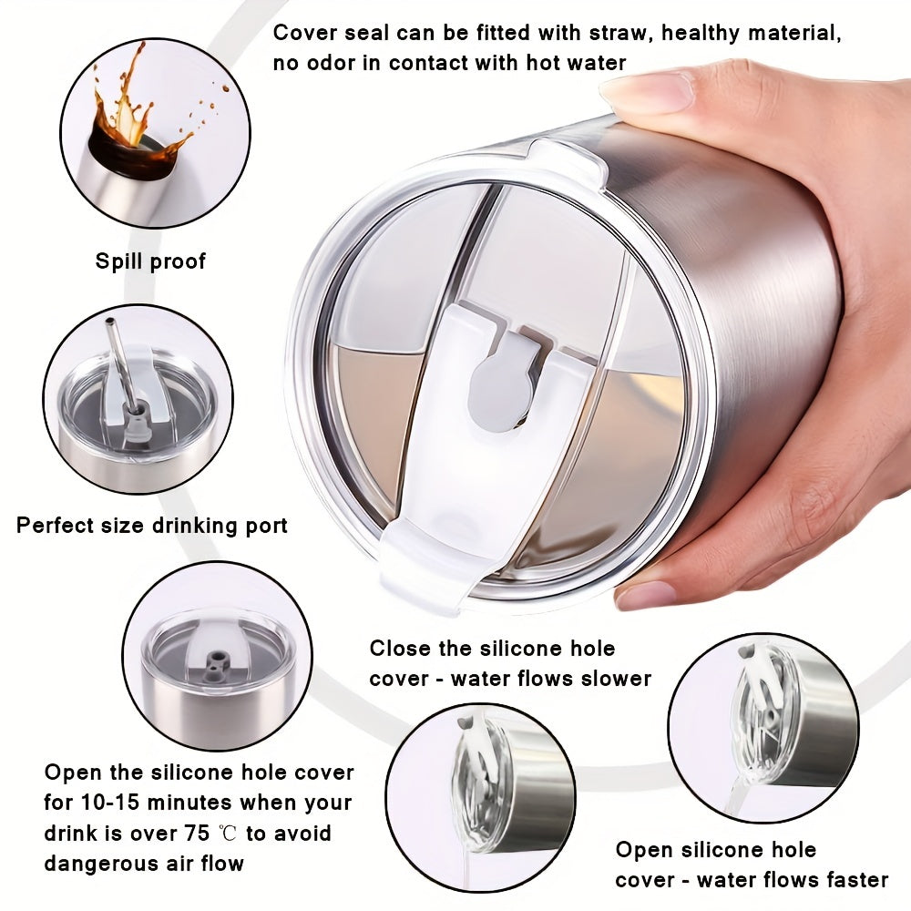 20oz Stainless Steel Vacuum Cup Leakproof Tumbler