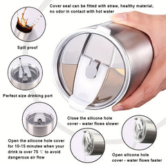 20oz Stainless Steel Vacuum Cup Leakproof Tumbler