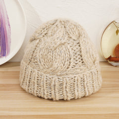 Winter Soft Knit Beanie Hat Warm Skull Cap For Women