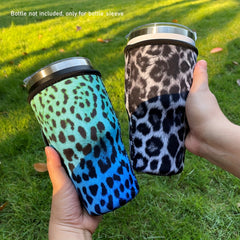 Leopard Print Neoprene Tumbler Sleeve 30 32 Tumbler Holder