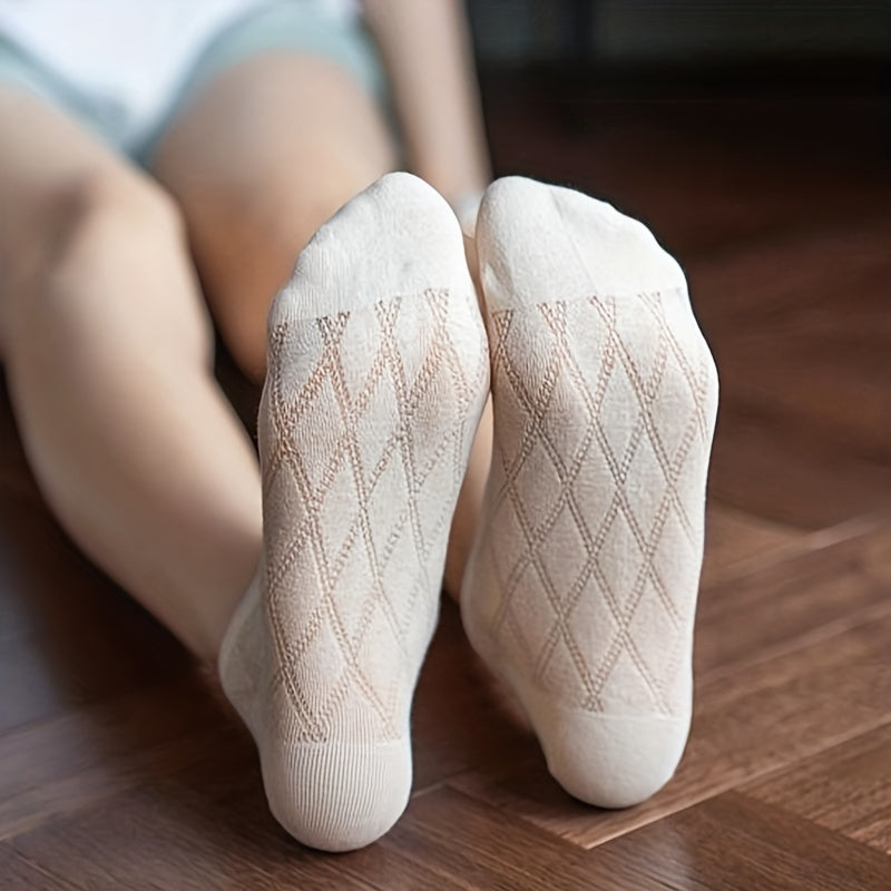 5 Pairs Low Cut Socks Women's Stockings & Hosiery
