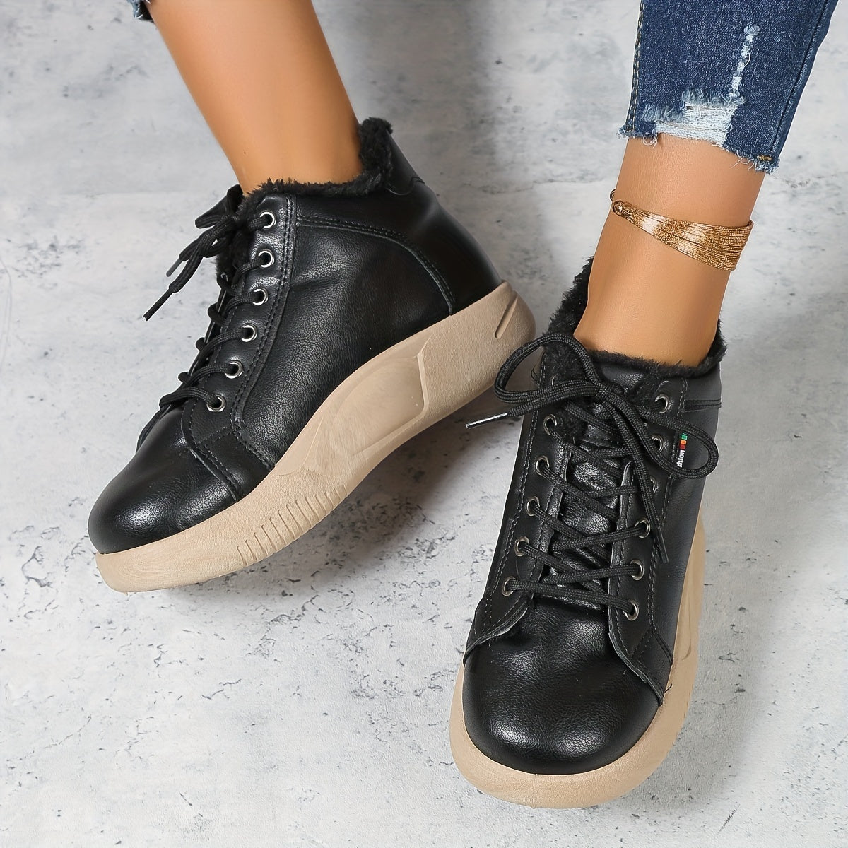 Women's Snow Boots Non-slip Warm Thickened Outdoor Short Boots