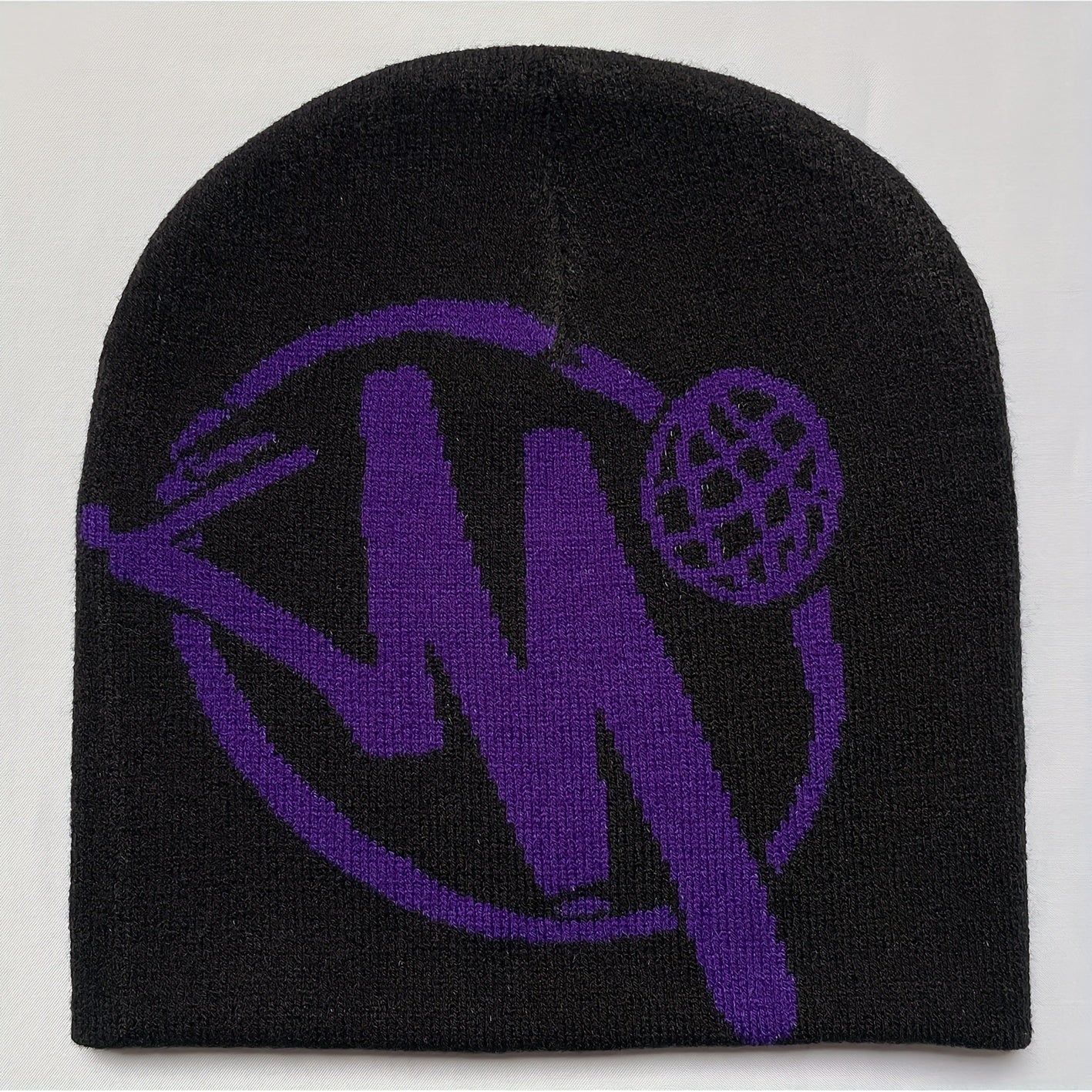 Hip hop Knit Beanie Hat Hat With Printing For Men And Women