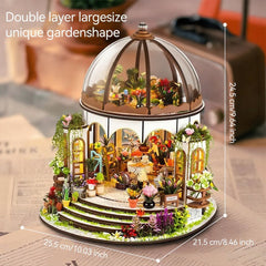 Mini Garden 3D Puzzle Kit DIY Dollhouse Model Garden Mini Toys