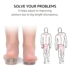 Adjustable 5 Layer Height Increasing Insoles for Men & Women