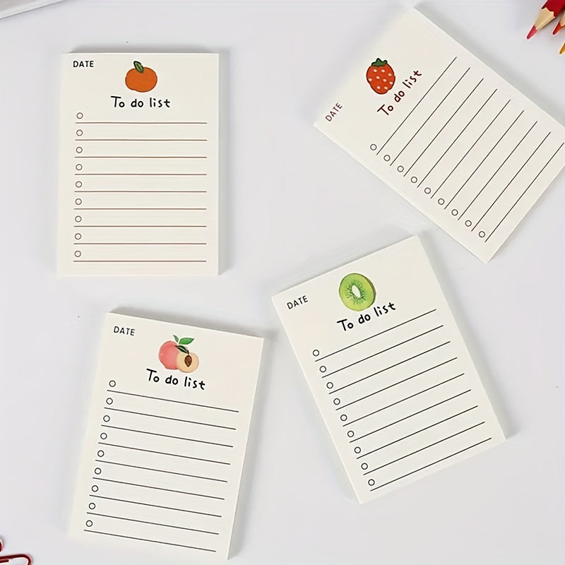 Fruit To Do List Planner - 50 Sheets - Students School Office Supplies