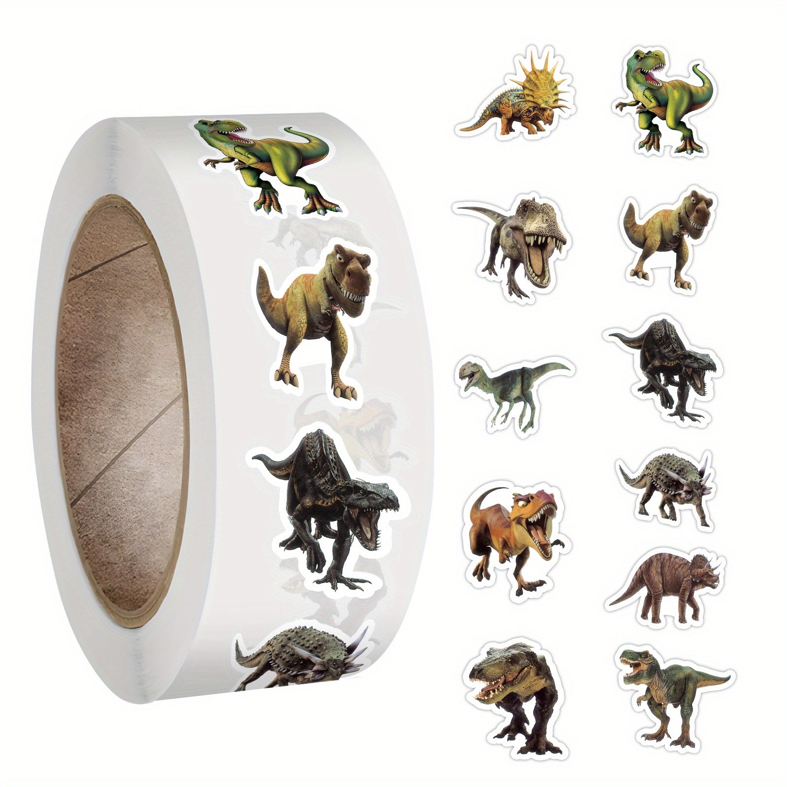 550PCS Dinosaur Stickers Roll Decals Water Bottle Laptop DIY