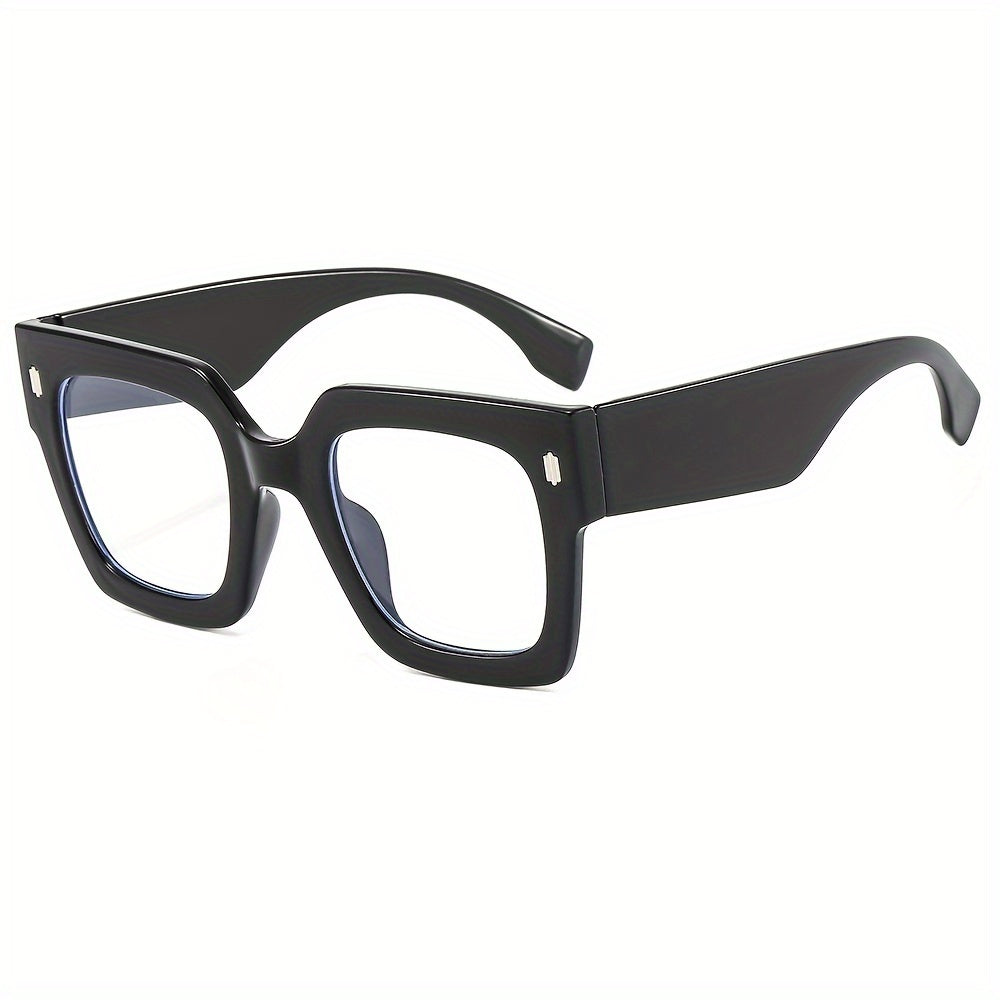 Square Clear Lens Glasses For Women Men Block Anti Light Glasses