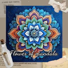 Deluxe Mandala Coloring Book for Adults, 24 Pages, Ideal Gift for Holidays