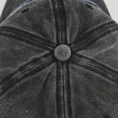 Adjustable Cotton Baseball Cap Retro Sunscreen Hat Men Women