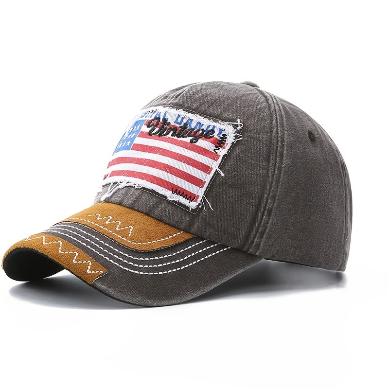 Distressed Baseball Cap Casual Women Denim Cap Unisex Sun Hat