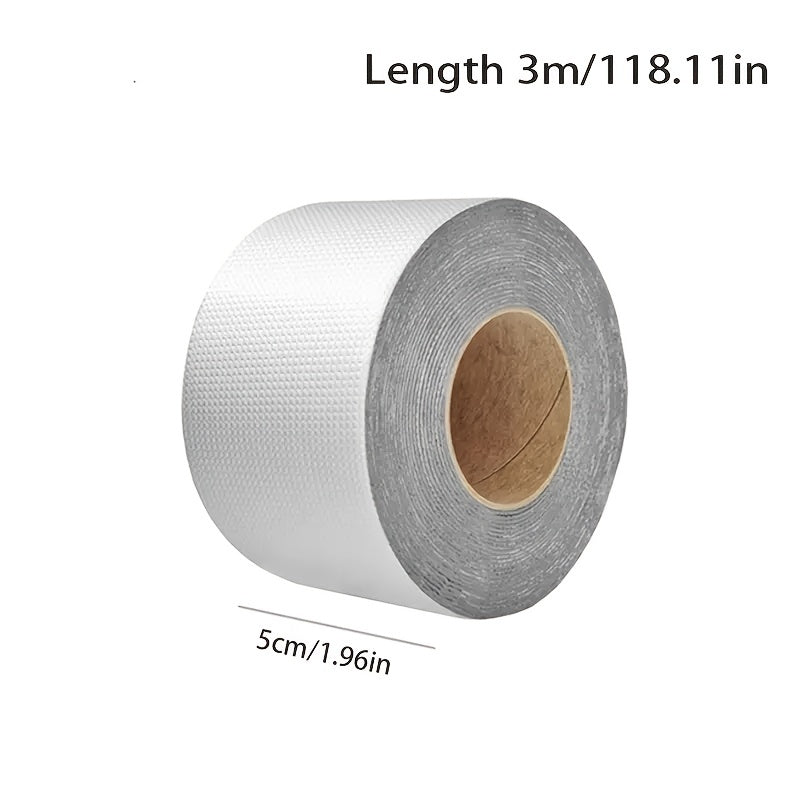 Waterproof Aluminum Foil Butyl Tape High Temp Resistance Crack Repair