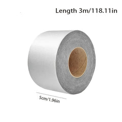 Waterproof Aluminum Foil Butyl Tape High Temp Resistance Crack Repair